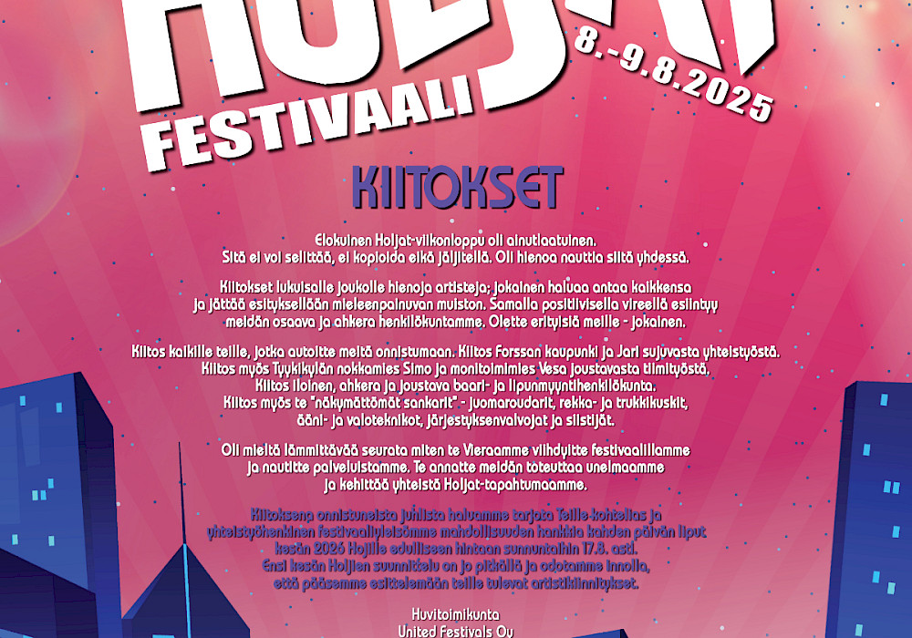 Kiitokset!