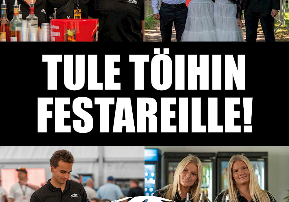 Vietä ikimuistoinen kesä 2026 festarityöntekijänä hauskassa porukassa!